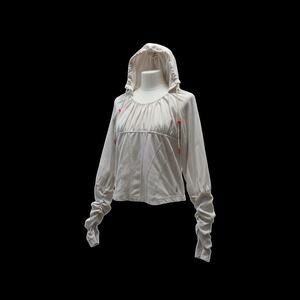 Womens‎ Free People Movement Drawstring Hoodie White CLEAN Medium Off White